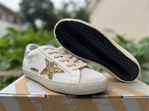 Authentic Golden Goose Super-Star Rise White
