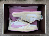 Authentic Travis Scott x Air Jordan 1 Low Pink