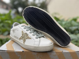 Authentic Golden Goose Super-Star White/Gold
