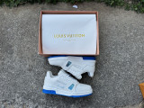 Authentic LV Trainer Sneaker Low Dark Blue