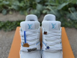 Authentic LV Trainer Sneaker Low Sea Blue