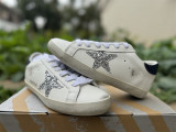 Authentic Golden Goose Super-Star Rise White