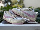 Authentic Travis Scott x Air Jordan 1 Low Pink
