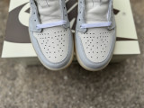 Authentic Air Jordan 1 Retro Low OG White