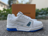 Authentic LV Trainer Sneaker Low Dark Blue