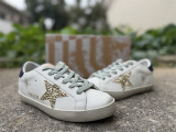 Authentic Golden Goose Super-Star White/Gold