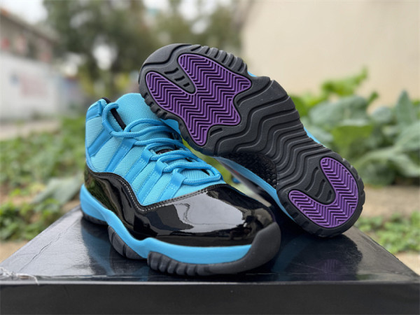 Authentic Air Jordan 11 “Concord” Sky Blue/Black