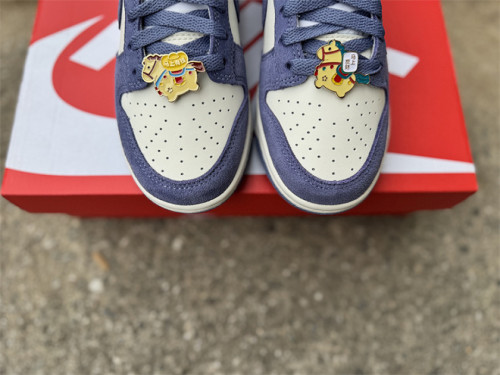 Authentic Nike Dunk Low Mini Swoosh Sail Blue