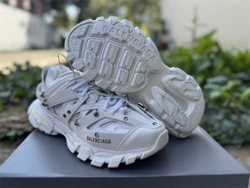 Authentic Balenciaga Track Piercing White