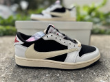 Authentic Travis Scott x Air Jordan 1 Low  Medium Olive