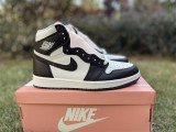 Authentic Air Jordan 1 High OGLight Madder Root Brown