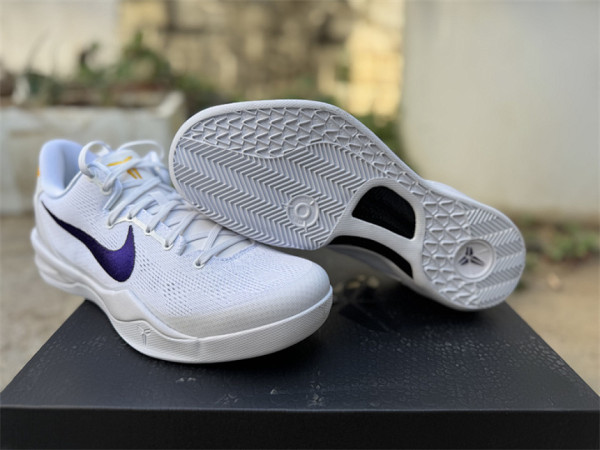 Authentic Nike Kobe 8 Protro White