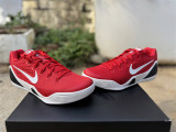 Authentic Nike Kobe 9 Elite Low Protro TB White/Red