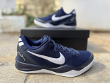 Authentic Nike Kobe 8 Protro  College Navy  Blue