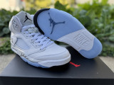 Authentic Air Jordan 5 White