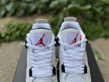 Authentic Air Jordan 4 Retro White/Grey