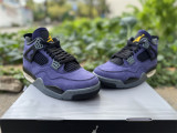 Authentic Air Jordan 4 Retro  Lakeshow