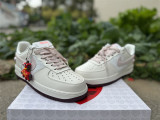 Authentic  Nike Air Force 1 '07  Valentine’s Day  White Pink