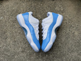 Authentic Air Jordan 11 Low White/Blue