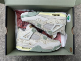 Authentic  Air Jordan 4 Somos Eternos White