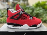 Authentic Air Jordan 4 Retro Red