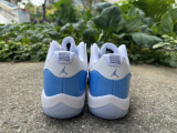 Authentic Air Jordan 11 Low White/Blue