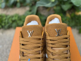 Authentic LV Trainer Sneaker Low Brown