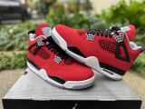 Authentic Air Jordan 4 Retro Red