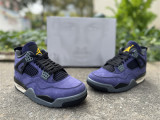 Authentic Air Jordan 4 Retro  Lakeshow