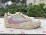 Authentic Travis Scott x Air Jordan 1 Low Pink
