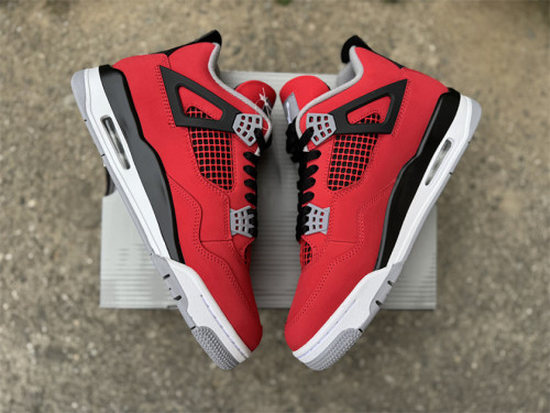 Authentic Air Jordan 4 Retro Red