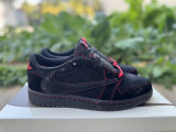 Authentic Travis Scott x Air Jordan 1 Low Retro OG SP Black/Red