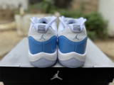 Authentic Air Jordan 11 Low White/Blue