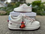 Authentic  Nike Air Force 1 '07  Valentine’s Day  White Pink