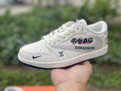 Authentic Air Jordan 1 Retro Low White