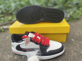 Authentic Air Jordan 1 Retro Low Black/White