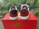 Authentic Air Jordan 1 Retro Low Black/Red