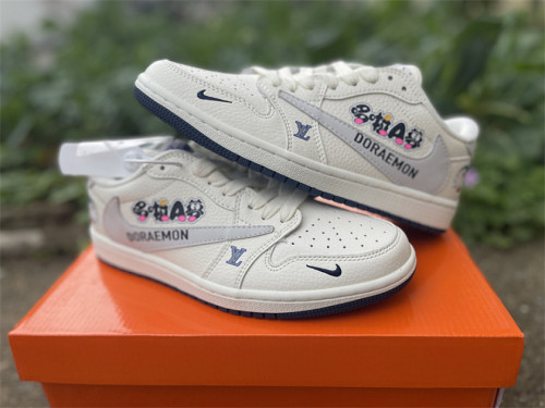 Authentic Air Jordan 1 Retro Low White