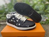 Authentic Air Jordan 1 Retro Low Black