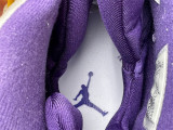 Authentic Air Jordan 8 Retro White/Purple/Yellow