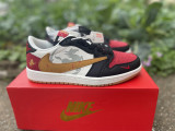 Authentic Air Jordan 1 Retro Low Black/Red