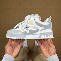 Authentic LV Skate Sneaker Rice Grey