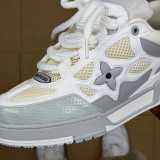 Authentic LV Skate Sneaker Rice Grey