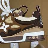 Authentic LV Skate Sneaker Brown
