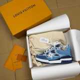 Authentic LV Skate Sneaker Light Blue