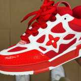 Authentic LV Skate Sneaker Red