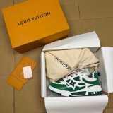 Authentic LV Skate Sneaker Green/White