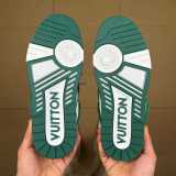 Authentic LV Skate Sneaker Green/White