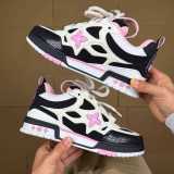 Authentic LV Skate Sneaker Black/White/Pink