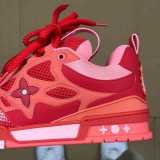 Authentic LV Skate Sneaker Red